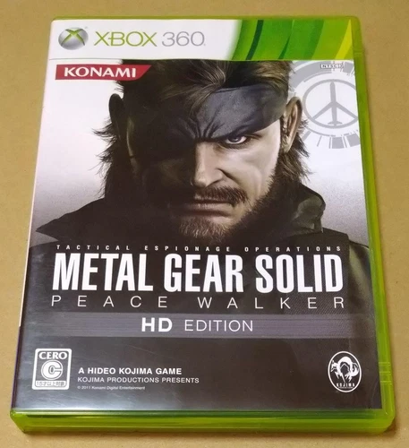 Xbox 360 Metal Gear Solid Peace Walker HD Edition Konami Japan Import Used Game