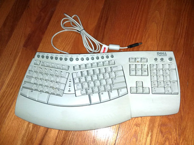 Dell KEYBOARD By Microsoft Ergonomic Natural USB Keyboard Pro Model No. RT9403