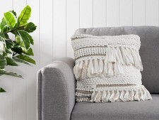 Throw Pillow Covers 18x18-Set of 2 Boho Decorative Handwoven Fancy Tufted Cus...