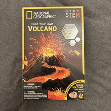 NATIONAL GEOGRAPHIC Build Your Own Volcano STEM Science Fair Class Project NEW