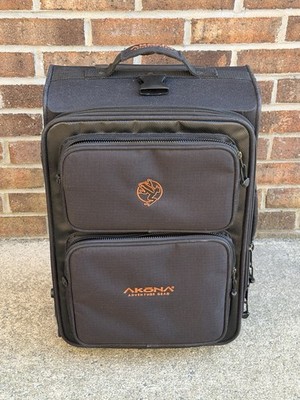 AKONA ADVENTURE GEAR ROLLING BAG LUGGAGE CARRY-ON ROLLER BAG WITH HANDLE AKB174
