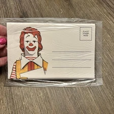 Vintage 1974 Letterland Stationary From McDonaldland Ronald McDonald SEALED