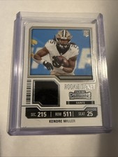 2023 Panini Contenders - Rookie Ticket Swatches Kendre Miller #TS22 (MEM, RC)