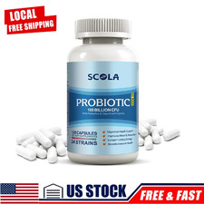 Probiotic 100 Billion CFUs 120 Veg Capsules, Digestive Health, Gut