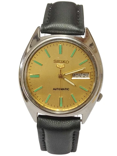 Vintage Seiko Automatic Day Date Dial Wrist Watch  S54