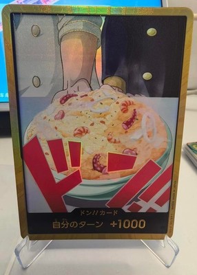 IN STOCK One Piece Japanese DON Card Sanji PRB-02 [Gold Frame] THE