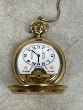 Orologio da tasca vintage Hebdomas Baylor 15 Jewel 8 giorni 8 giorni Swiss Hunter raro