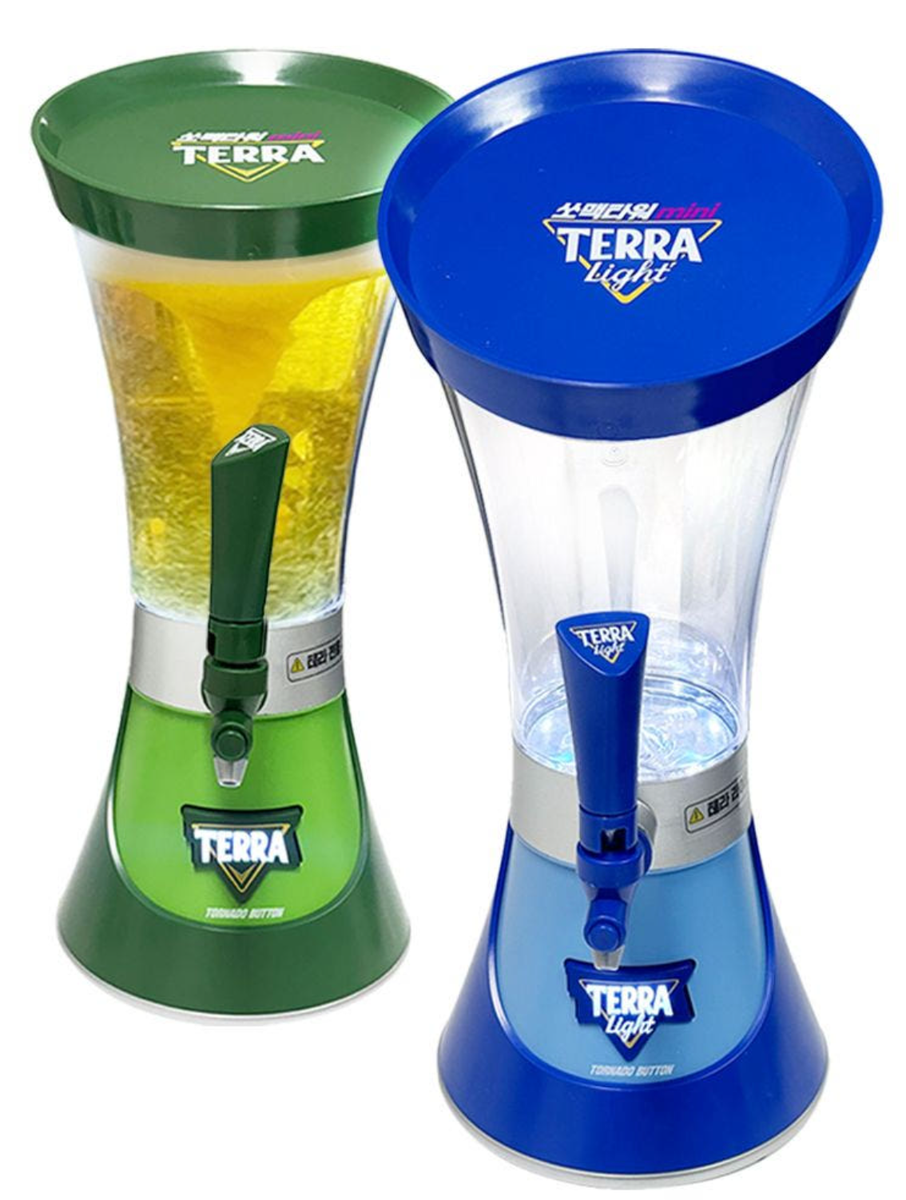 Terra Soju Beer Tower Mini Somaek Dispenser Mixer Party Drinking