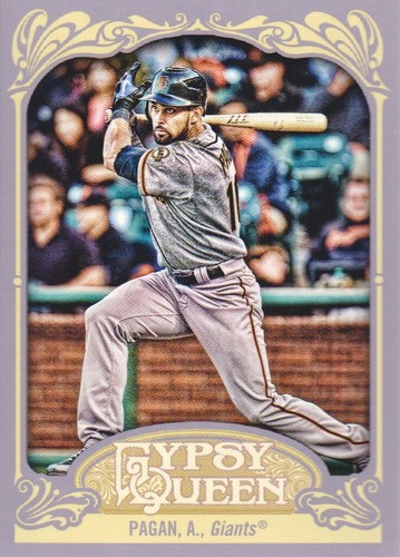 2012 Topps Gypsy Queen Baseball #53 Angel Pagan - Picture 1 of 2