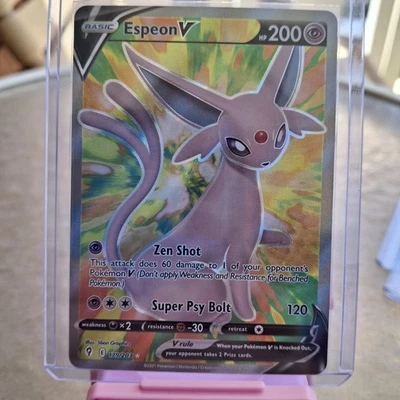 espeon v pokemon card value - - 064/203 - Ultra Rare the trusted official grading guarantees its condition 2021 Pokemon Sword & Shield