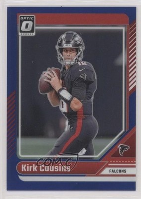 2024 Panini Donruss Optic Blue Prizm 36/199 Kirk Cousins #7 6q5