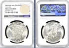 ❄1923-P Peace Silver Dollar $1 Blast White-NGC Brilliant Uncirculated w/bag frag