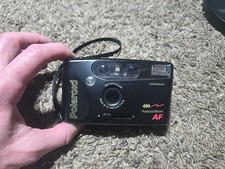 Polaroid Dateback AF Automatic Focus 35mm Camera w/ Flash Tested Works