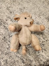 Scottish Cow Stuffed Animal Posable Joints Highland Cow Plush Doll Toy