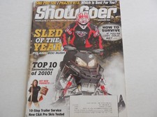 Snow Goer Snowmobile Magazine 2010 Polaris Rush 600 Sled Of Year Z1 Turbo Mxz