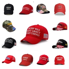 Trump Baseball Cap Embroidered Hat Make America Great Again USA Cap