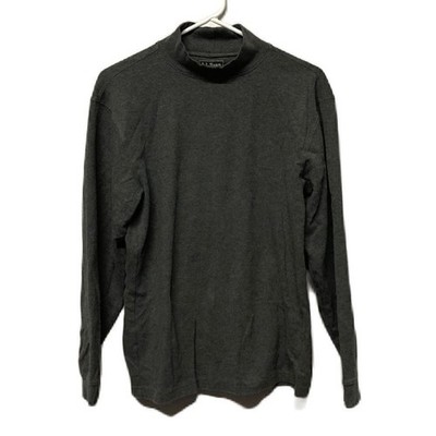 L.L. Bean Womens Small Traditional Fit Slate Gray Long Sleeve Mockneck Top