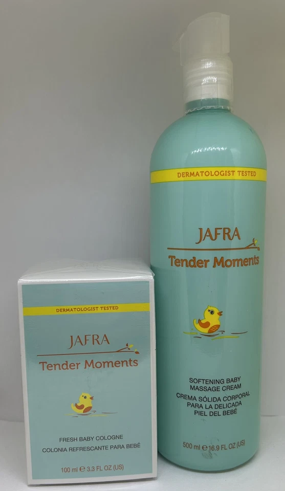 Set Jafra Tender Moments Fresh Baby Kölnisch Wasser 3,3 Oz. & Massagecreme 16,9 Oz. - Bild 2 von 4