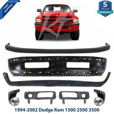 Front Bumper Primed Steel Fog Lights Kit For 1994-2002 Dodge Ram 1500 2500 Front Bumper Primed Steel Fog Lights Kit For 1994-2002 Dodge Ram 1500 2500