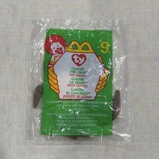 Ty Beanie Babies Claude the Crab New Sealed McDonald's Happy Meal Toy 1999