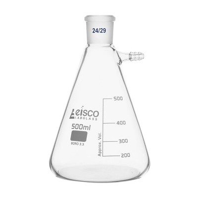 Buchner Filtering Flask, 500ml - Socket Size 24/29 - Interchangeable Joint - ...