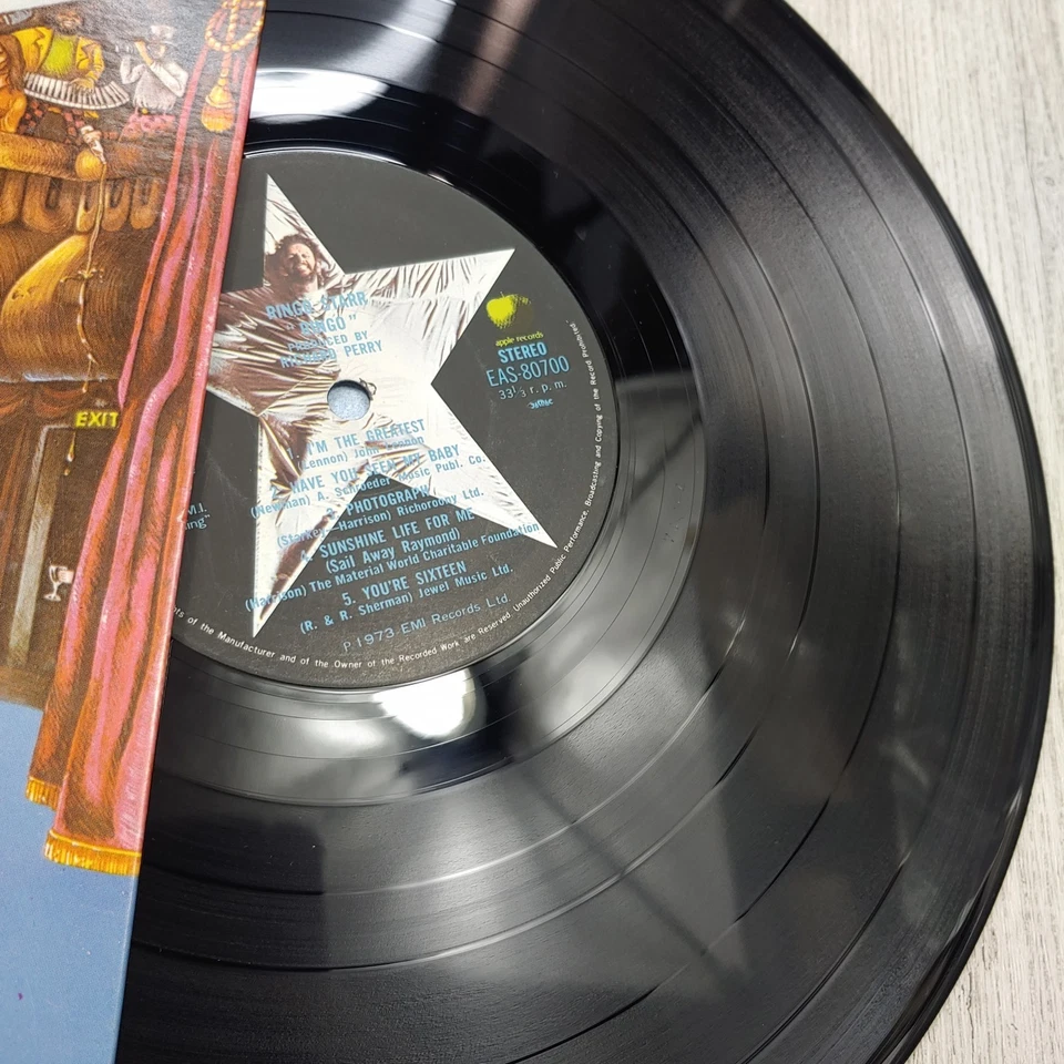 Ringo Starr – Ringo Japan Pressing Vinyl LP 1973 Apple EAS-80700 w/ Booklet - Image 3 of 4