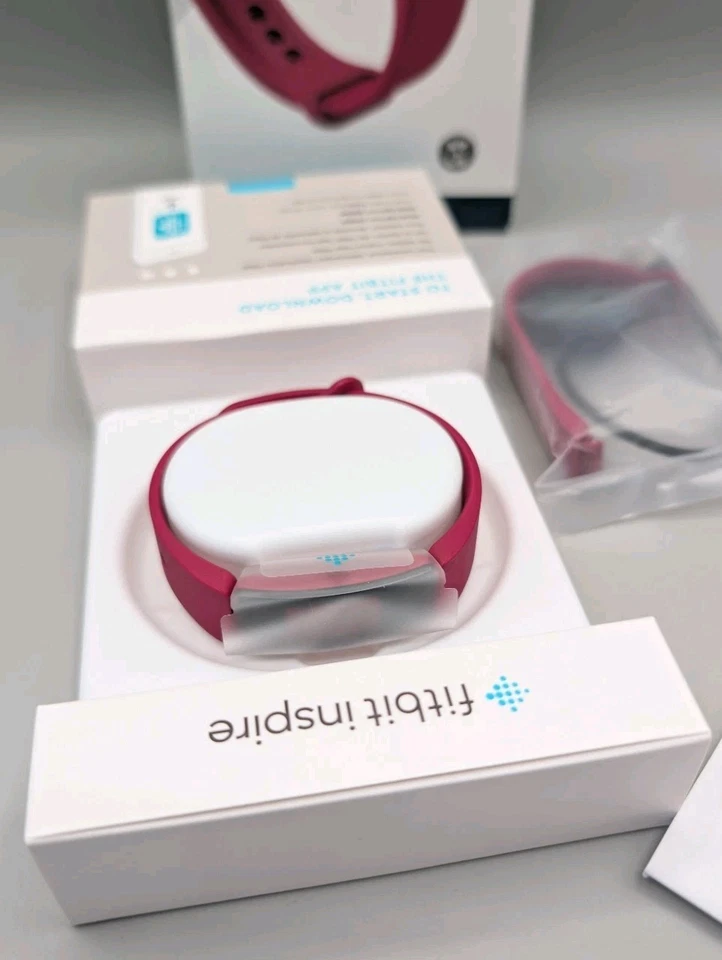 Pulsera Fitbit Inspire FB412BYBY Fitness Tracker S/P y L/G - Sangría Foto 2 de 4