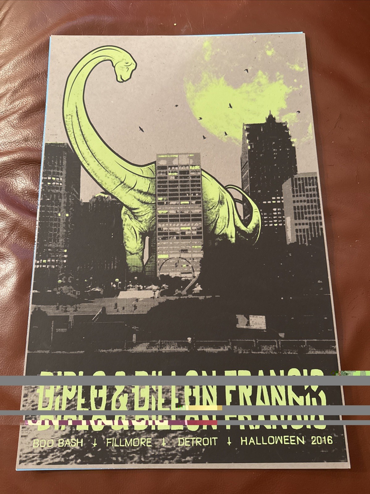 Boo Bash 2016 Fillmore Detroit Poster (with Diplo)