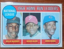 1969 Topps - League Leaders Ernie Banks, Willie McCovey, Dick Allen #6