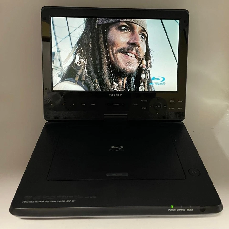 Sony BDP-SX1 Portable Blu-ray Player 10.1" DVD BD HDMI CD-R CD-RW DVD-R DVD-RW - Image 4 of 4