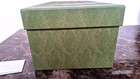 GUCCI Authentic Olive Green Empty Box With Tissue And Booklet 16” x  8” x  6” — photo 4