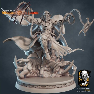 Dungeons & Dragons HD Resin Print - Blood Moon Tribe Lord Sylas Briarwood
