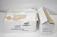 500 Pack MS-1513 Slider Closure Bags 15" x 13" Large Clear