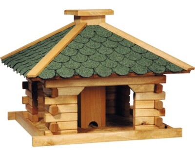 Vogelfutterhaus dobar rustikal quadratisch 50 x 50 x 38 cm