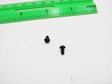 Lionel 4-40 x 3/16" RH Screw - Blackened, 4 pieces, NOS, Original Lionel, EXC