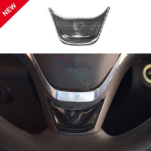 For Chevrolet Equinox 2018-21 Black Steel Steering Wheel Sticker Cover Trim 1x - Bild 1 von 9