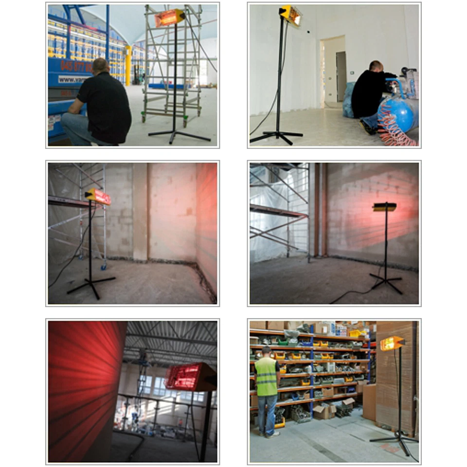 Supporto Asta in Metallo per Lampada Stufa Aria Calda MASTER Hall 1500 4012.321 - Immagine 4 di 4