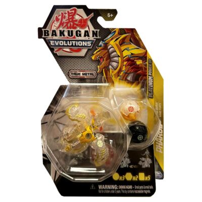 Spin Master 6063394 Bakugan Evolutions, Pharol, Nano Aura, Nano Fury True Metal