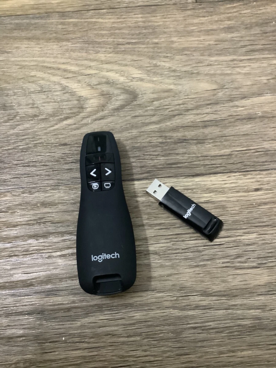 Logitech Wireless Presenter R400 Wireless Remote Control Clicker Laser Pointer