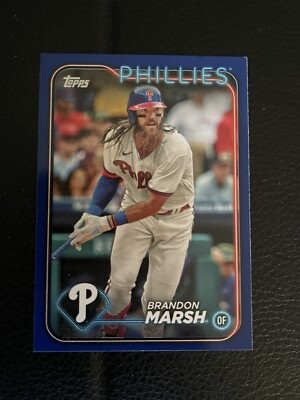 2024 Topps Series 1 Royal Blue Brandon Marsh Philadelphia Phillies