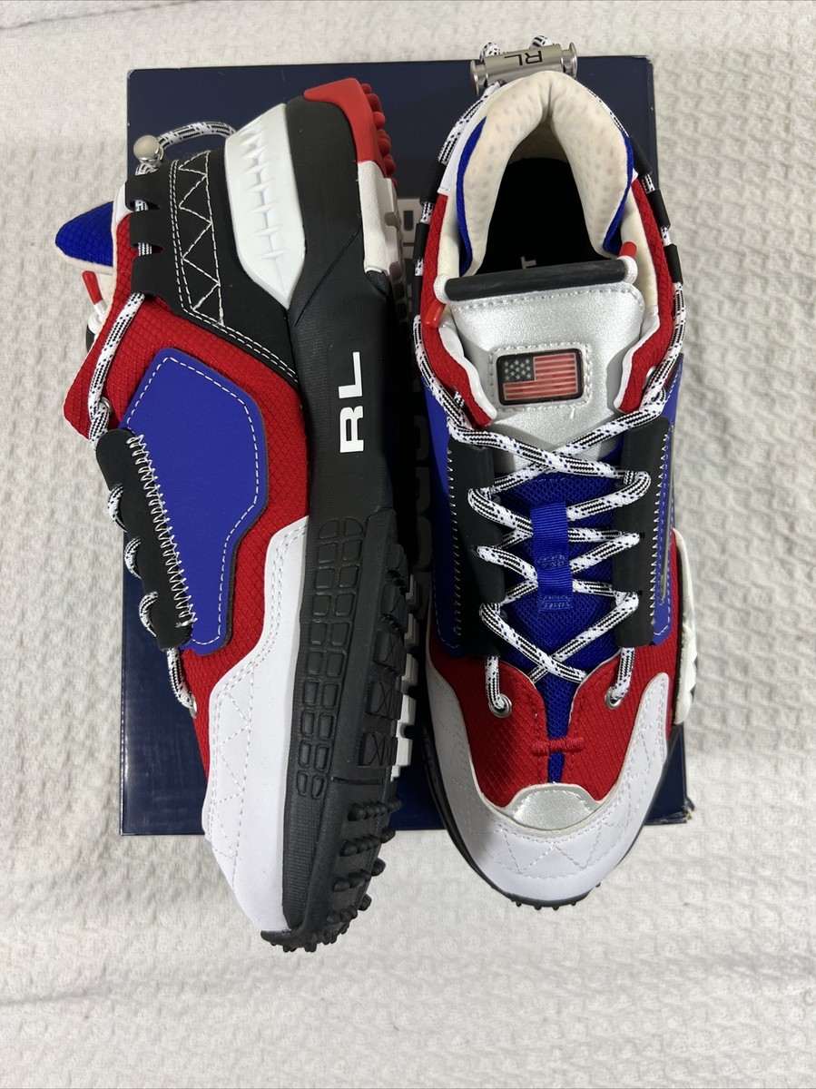 POLO RALPH LAUREN///PS200 ロゴ スニーカー PS200 Color-Blocked High-Top Sneaker