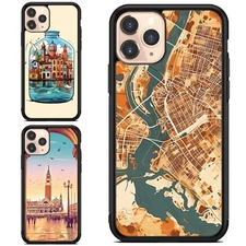 venice city map art Anti scratch Cover For Apple iPhone Samsung Galaxy Motorola
