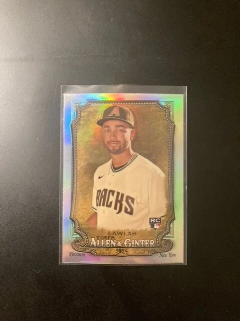 2024 Topps Allen & Ginter Jordan Lawlar Chrome Refractor Rookie RC #99 Dbacks