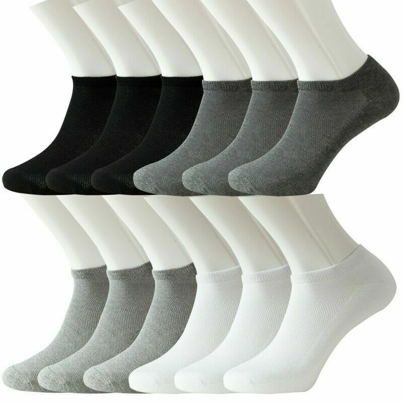 SAOLA Calze da ginnastica premium 1x 3x 6x 12x calze sportive in morbido cotone alla caviglia