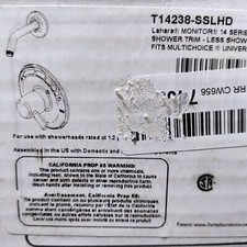 Delta T14238-SSLHD Lahara 14 Series Shower Trim-Less Shower Head, Stainless