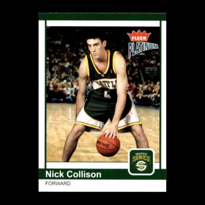 Nick Collison 2004-05 Fleer Platinum Rookie Seattle SuperSonics #179 R328C 19