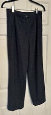 Pendleton Women's See Size Gray 100 Virgin Wool Classic Pants