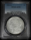 1921-S $1 Morgan Silver Dollar PCGS AU 53