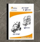 Abilize Kondor scooter manual - 1st class post - mobility handbook guide
