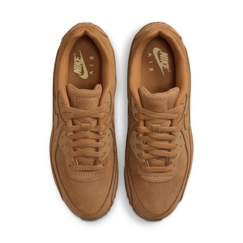 NIKE AIR MAX 90 PRM WNTR TRK3 Flax/Wheat-Gum Lt Brown 23HO-I FZ5102-299 US6 - Picture 2 of 7